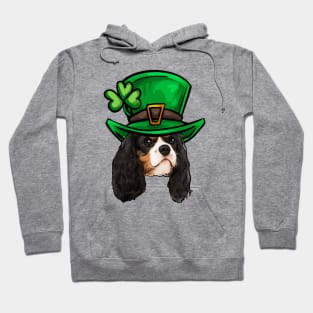 St Patricks Day Cavalier King Charles Spaniel Hoodie